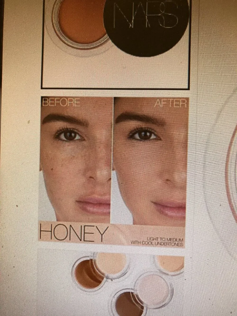 NARS Under Eye Concealer Honey Light #3 ! NIB
